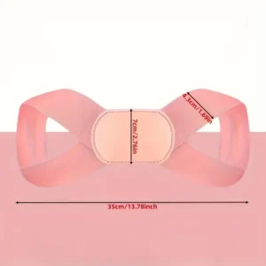 1pz correttore postura invisibile supporto schiena poliestere nero