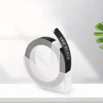 Nastro etichette plastica 9mm per Dymo Motex adesivo forte resistente acqua NERO