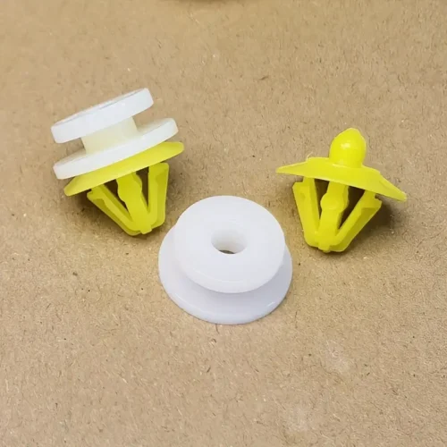 20x fissaggi plastica giallo bianco Land per Rover Range DYC101420 accessori