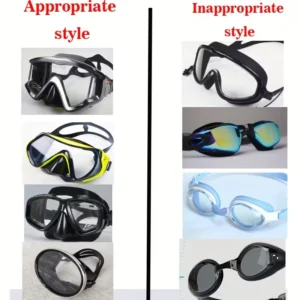 Cinturino silicone maschere sub elastico ricambio snorkeling nero uomo