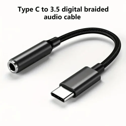 Adattatore da USB Tipo C a Jack per Cuffie 3.5mm USB C a Aux Audio