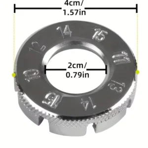 Rrskit strumento arancione regolazione ruota bici cinghia mini portatile