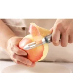 Pelapatate acciaio inox multifunzione verdura frutta cucina verde