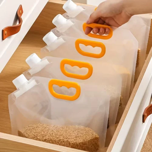 1340-1.webp 3pz sacchetti alimenti 1000g trasparenti ermetici antiumidità anti insetti