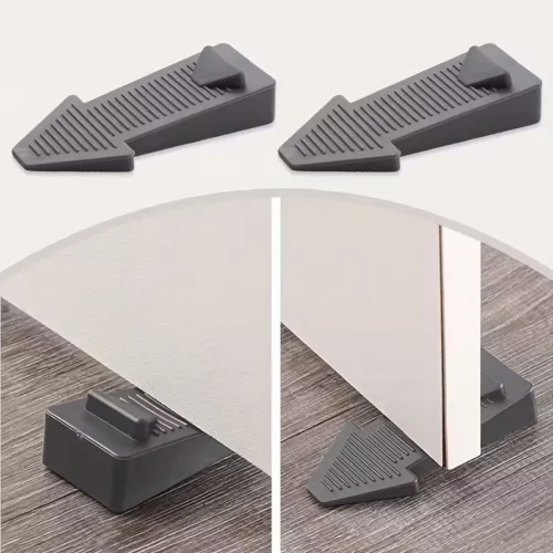 Set 5pz cunei fermaporta plastica antiscivolo impilabili porta battuta