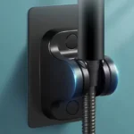 Supporto testa doccia portatile ABS montaggio senza trapano bagno