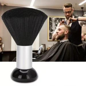 1pz spazzola collo barbiere setole nylon manico plastica resistente