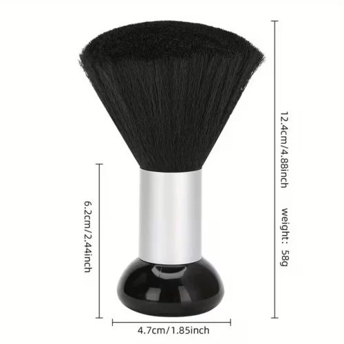 1pz spazzola collo barbiere setole nylon manico plastica resistente