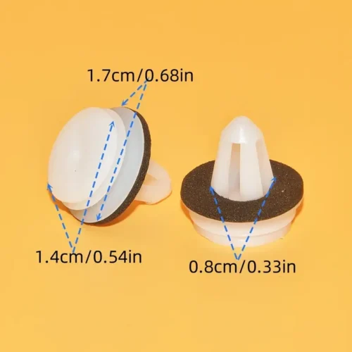 25x clip fissaggio piastra porta per VW Lupo Seat Touran 6X0867300A