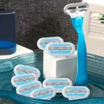 Maniglia + 8pz lame coltello rasoio sicuro donna rimozione peli