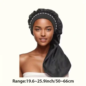 1pz cuffia lunga notte capelli lisci ricci satinata extra large