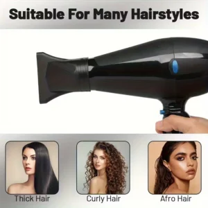 Ugello asciugacapelli professionali becco piatto forma anatra salone