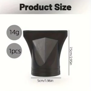 Ugello asciugacapelli professionali becco piatto forma anatra salone