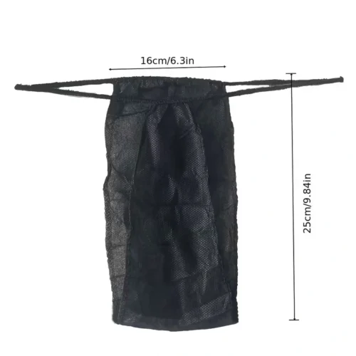 20pz mutandine monouso nere leggere spa palestra viaggio igieniche