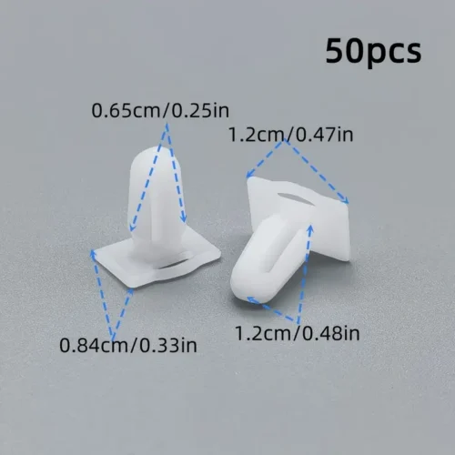 25x clip soglia porta protettiva per BMW 51471840960 fissaggio plastica bianca