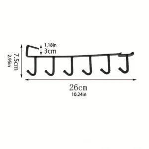 MENSOLA SALVASPAZIO MULTIFUNZIONALE PORTAOGGETTI CUCINA ARMADIO PORTA TAZZE