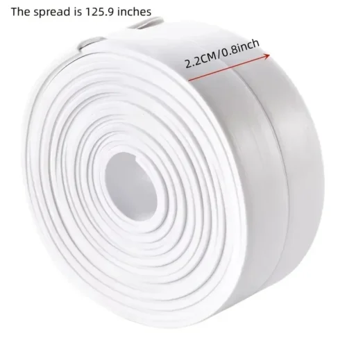 1pc Nastro Impermeabile Antimuffa Striscia Sigillante 1M x 2,2CM cucina bagno