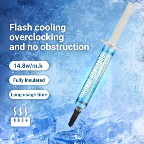 1x Pastina Termica Alta Conduttività CPU GPU Non Tossica Facile Applicazione