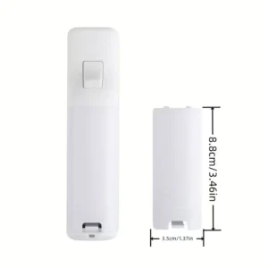 1x Parti Ricambio Coperchio Posteriore Batteria Telecomando Wii Wii U