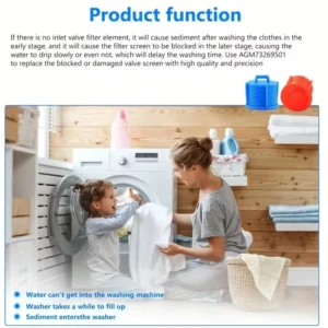 10x Schermi Filtranti Valvola Ingresso Lavatrice Compatibili LG Kenmore Elite