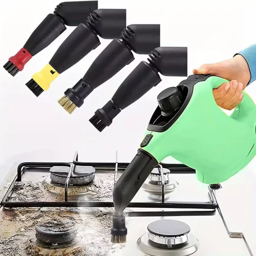 3pz Ugelli Pennelli Rotondi NERI Pulitore Vapore per Karcher SC1 SC2 SC3 SC4