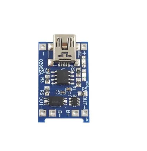 5x scheda di ricarica modulo caricabatterie Mini USB 18650 batteria TP4056 18650