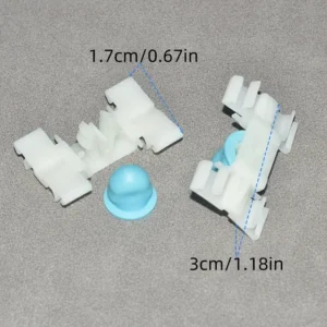 10x fascia fissaggio paraurti porta per BMW E46 carrozzeria 51131960054