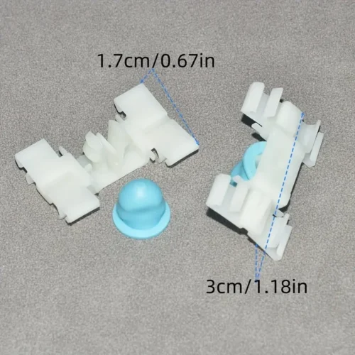 10x fascia fissaggio paraurti porta per BMW E46 carrozzeria 51131960054