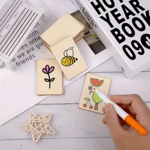 25pz Schegge Rettangolari Legno Naturale Pioppo 5,08x7,62cm Progetti Artigianato