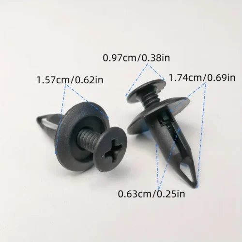 50x fissaggi plastica paraurti auto per Ford archi pannelli bagagliaio 1007932