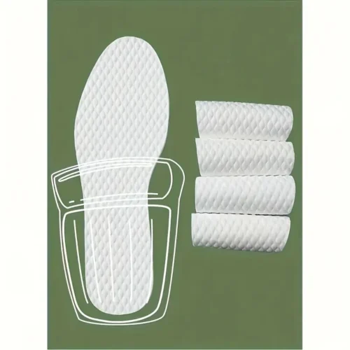 2 Pezzi Solette Monouso Traspiranti e Assorbenti Sudore Scarpe Antiodore TG: 42