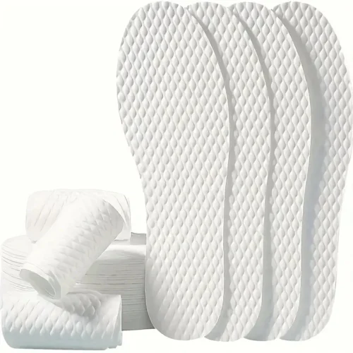 2 Pezzi Solette Monouso Traspiranti e Assorbenti Sudore Scarpe Antiodore TG: 42