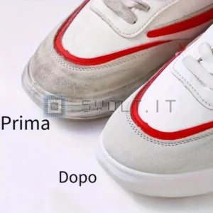 Pulisci Gomma Scarpe Bianco in TPE per Sneakers e Stivali