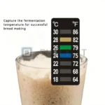 5pz Striscia Adesiva Termometro LCD senza Corrente Acquari