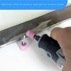 24pz Testine Macinazione Diamante 3mm Rosa Lucidatura Metallo Smerigliatrice