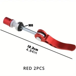 1 Morsetto Reggisella Alluminio M6x65mm Bici Strada Mountain Bike Leva Allungata