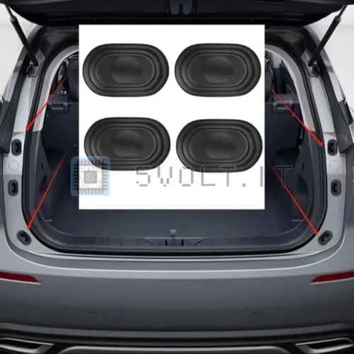 4pz Protezione per Spigoli Cofano Posteriore Auto Antiurto