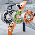 4 Cuscinetti NERI ILQ-11 608RS Skateboard Longboard Pattini Inline Basso Rumore