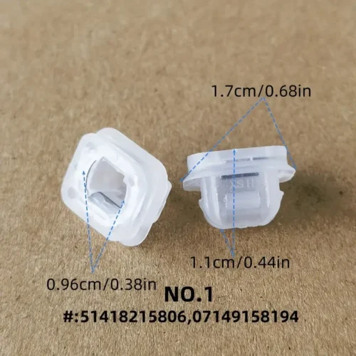 10x clip striscia porta decorativa per BMW 51418215806 51458161557