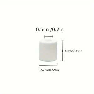 15pz Anelli Filtro Acquario Ceramica Resistente Detriti Ammoniaca Vasca Pesci