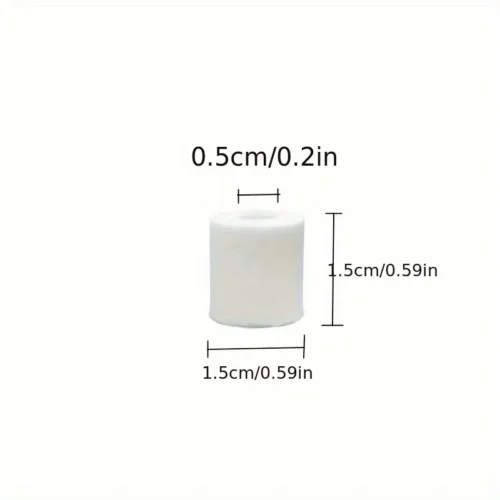 15pz Anelli Filtro Acquario Ceramica Resistente Detriti Ammoniaca Vasca Pesci