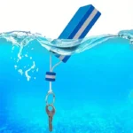 Portachiavi Galleggiante PVC BLU 1pz Anello Metallo Nautica Pesca Kayak Surf