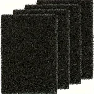 2pz Filtro Spugna Carbone Attivato Alta Densità Acquario Tagliata Pad Pesci