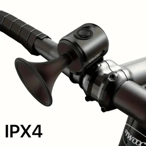 Clacson campanello batteria a bottone bicicletta ciclismo trombetta colore nero