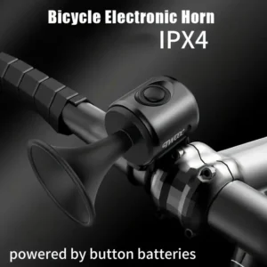 Clacson campanello batteria a bottone bicicletta ciclismo trombetta colore nero