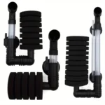 XY-2820 Filtro Biofoam Silenzioso Acquario 37-75L Pesci Tropicali Vassoio 4cm