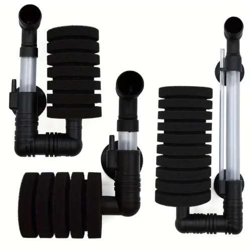 XY-2820 Filtro Biofoam Silenzioso Acquario 37-75L Pesci Tropicali Vassoio 4cm