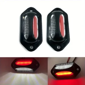 Luce Targa LED 12V 24V ROSSO Chiaro Camion Rimorchio Pick-up Camper Moderno
