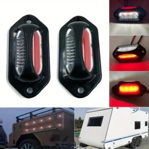 Luce Targa LED 12V 24V ROSSO Chiaro Camion Rimorchio Pick-up Camper Moderno