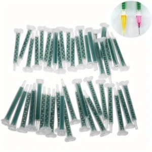 25pz Ugello Miscelazione Resina Epossidica Tubo Pistola AB Plastica Medica